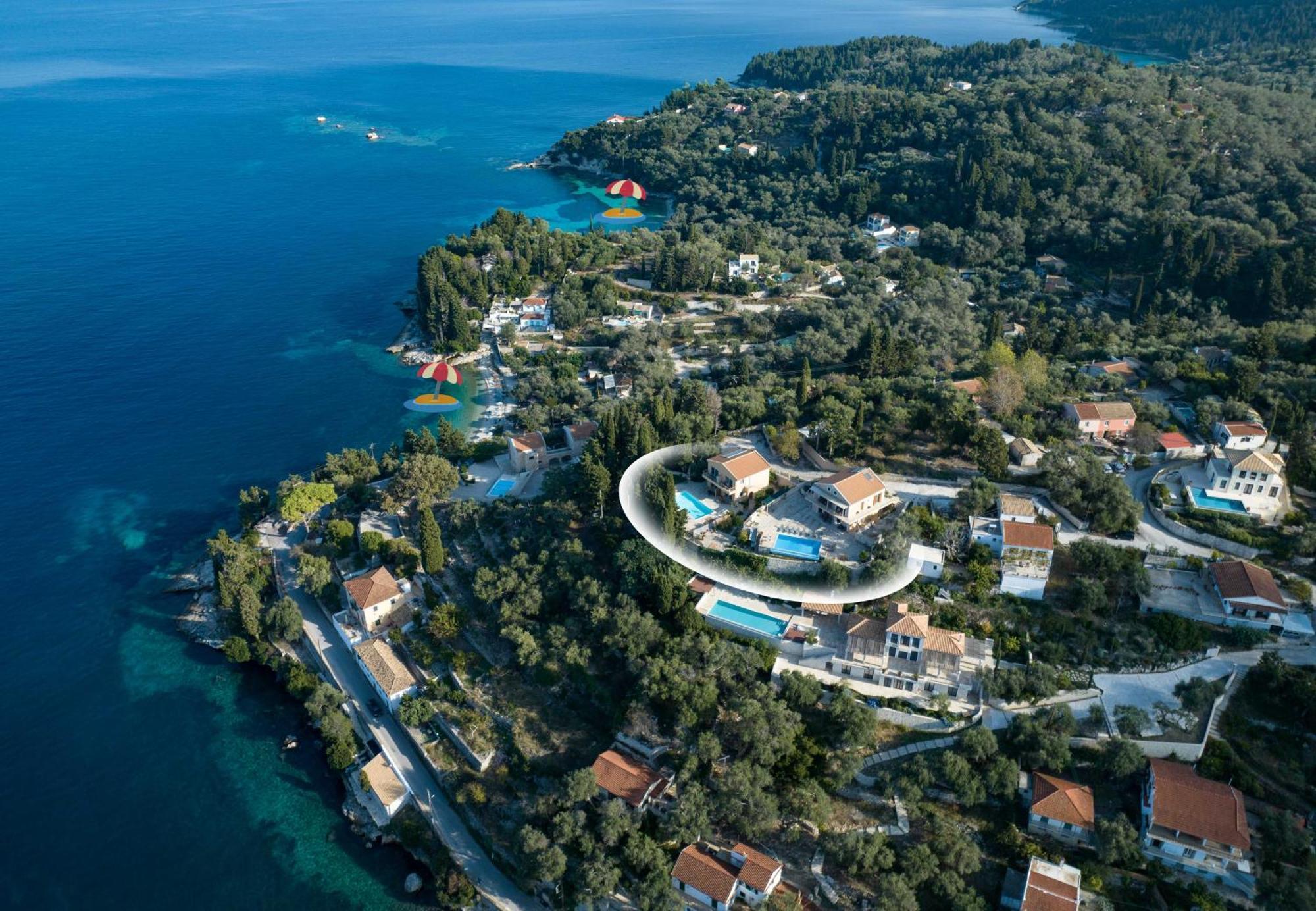 Longós Pangolas Apartments Paxos מראה חיצוני תמונה